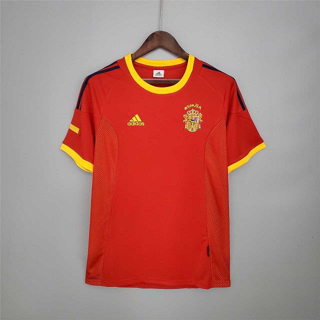 AAA Quality Spain 2002 World Cup Home Soccer Jersey